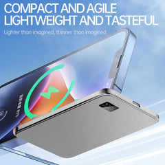 Portable External Magnetic Magsafe Thin Wireless Power Bank Charger for iPhone, Android and iwatch Airpods
